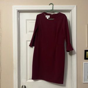 Burgundy dress size 14